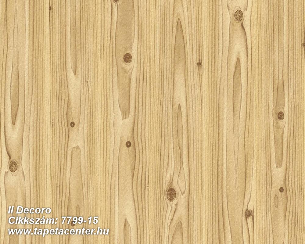 Fa hatású-fa mintás,különleges felületű,barna,gyengén mosható,illesztés mentes,papír tapéta 
